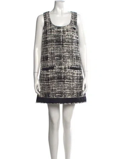 Pre-owned Prada 2021 Mini Dress In Black