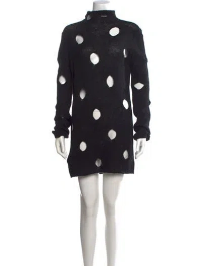Pre-owned Prada 2021 Mini Dress In Black