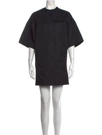 Pre-owned Prada 2021 Mini Dress In Black