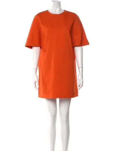 Pre-owned Prada 2021 Mini Dress In Orange