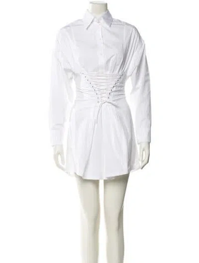 Pre-owned Prada 2021 Mini Dress In White