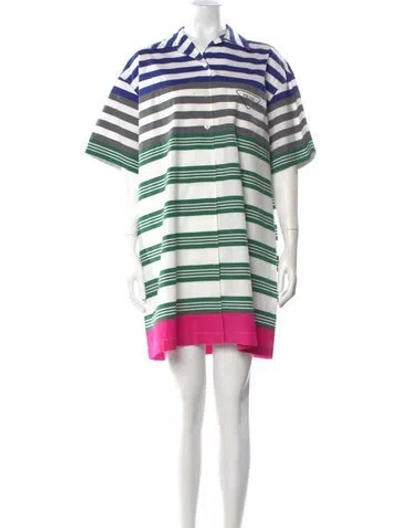 Pre-owned Prada 2021 Mini Dress In White