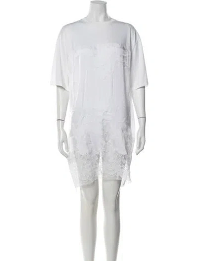 Pre-owned Prada 2021 Mini Dress In White