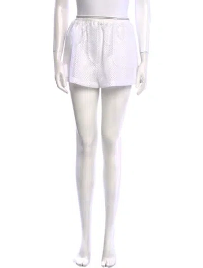 Pre-owned Prada 2021 Mini Shorts In White