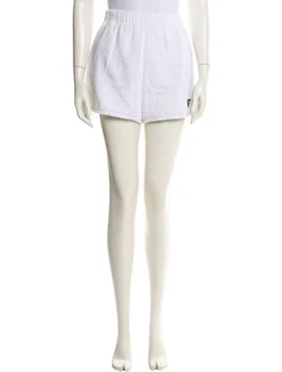 Pre-owned Prada 2021 Mini Shorts In White
