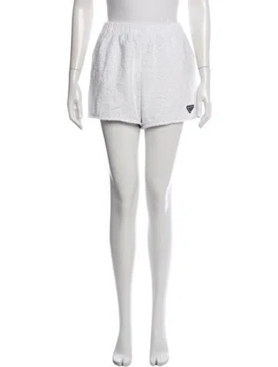 Pre-owned Prada 2021 Mini Shorts In White