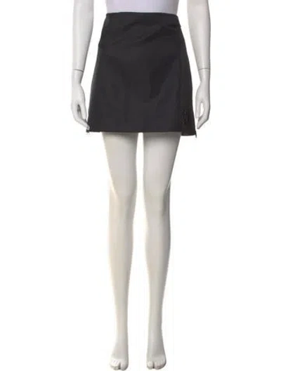 Pre-owned Prada 2021 Mini Skirt In Black