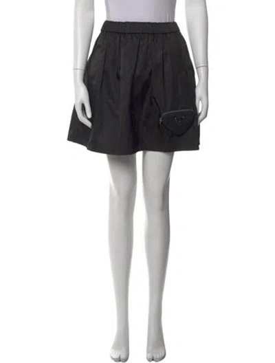 Pre-owned Prada 2021 Mini Skirt In Black