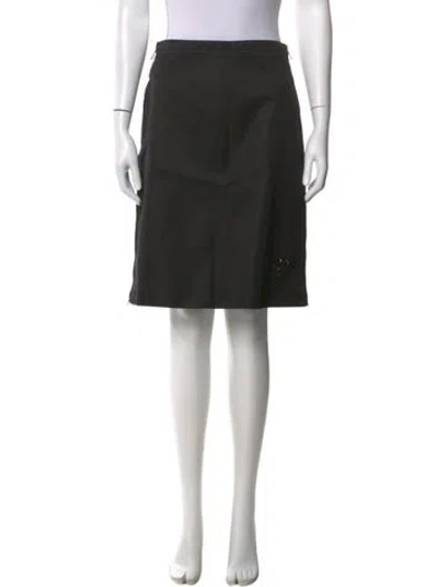 Pre-owned Prada 2021 Mini Skirt In Black