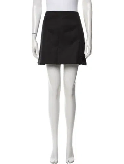 Pre-owned Prada 2021 Mini Skirt In Black