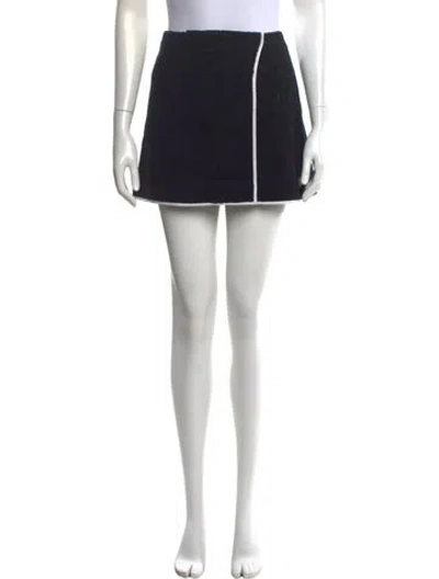 Pre-owned Prada 2021 Mini Skirt In Black