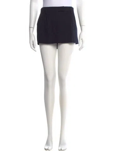 Pre-owned Prada 2021 Mini Skirt In Black