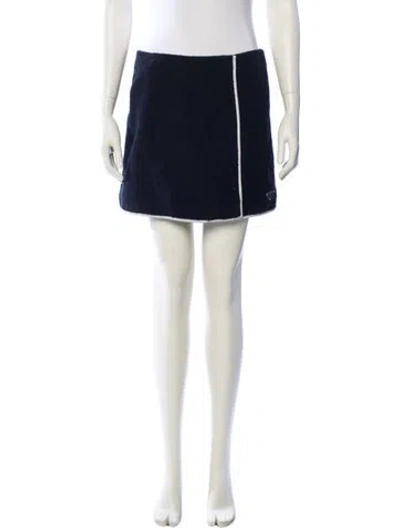 Pre-owned Prada 2021 Mini Skirt In Blue