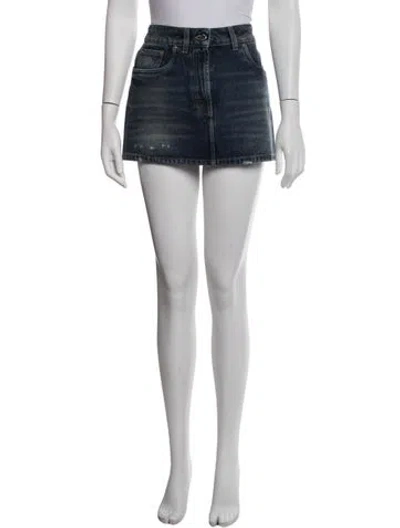 Pre-owned Prada 2021 Mini Skirt In White