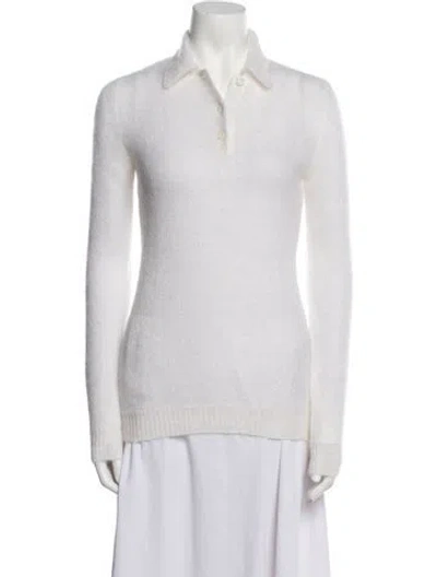 Pre-owned Prada 2021 Mohair Sweater In Neutral