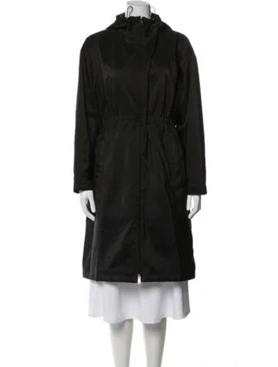 Pre-owned Prada 2021 Nylon Parka In Black