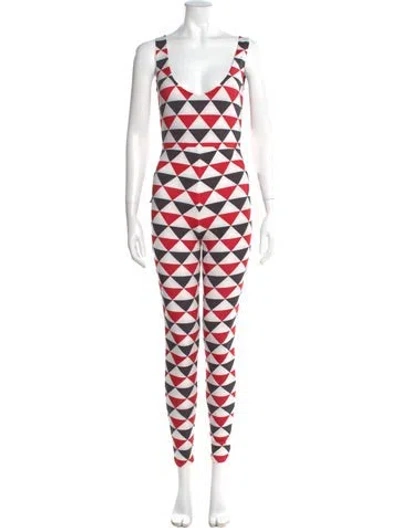 Pre-owned Prada 2021 'on Ice' Jumpsuit In Red