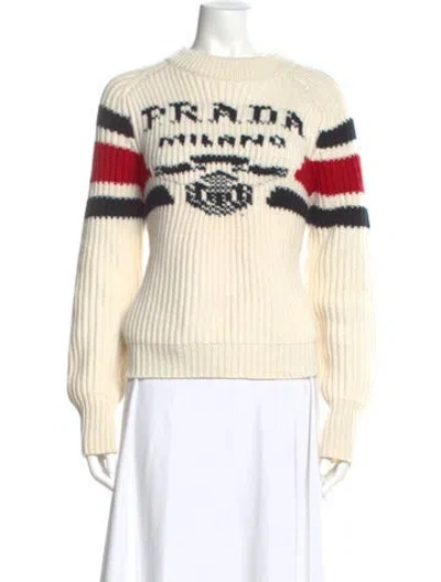 Pre-owned Prada 2021 'on Ice' Sweater In Neutral