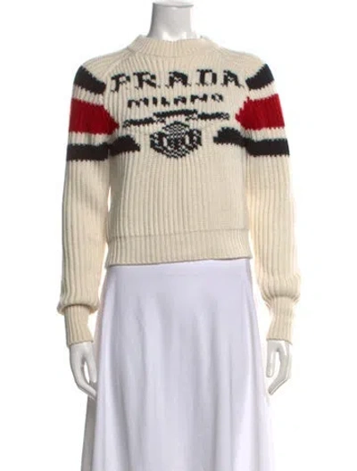 Pre-owned Prada 2021 'on Ice' Sweater In Neutrals