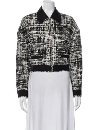 Pre-owned Prada 2021 Printed Jacket In Black