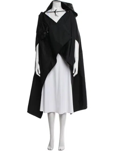 Pre-owned Prada 2021 Re-nylon Cape In Black