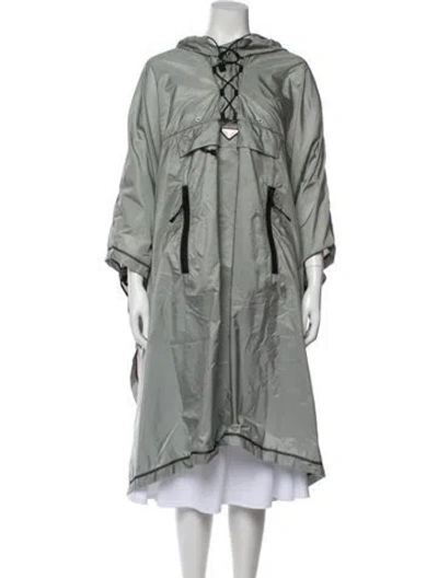 Pre-owned Prada 2021 Re-nylon Coat In Gray