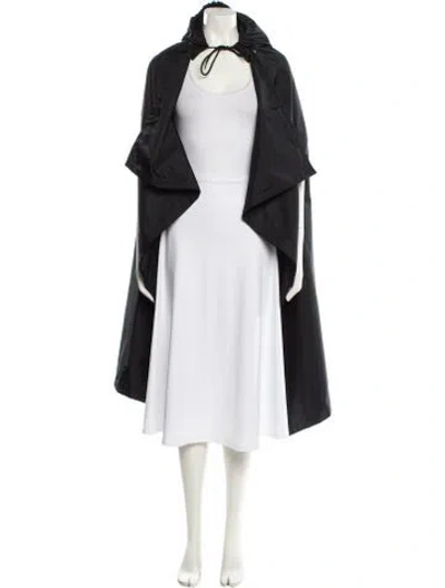 Pre-owned Prada 2021 Re-nylon Coat W/ Tags In Black