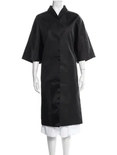 Pre-owned Prada 2021 Re-nylon Coat W/ Tags In Black