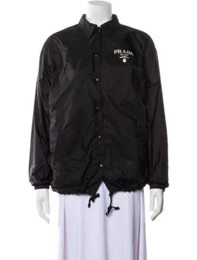 Pre-owned Prada 2021 Re-nylon Evening Jacket In Black