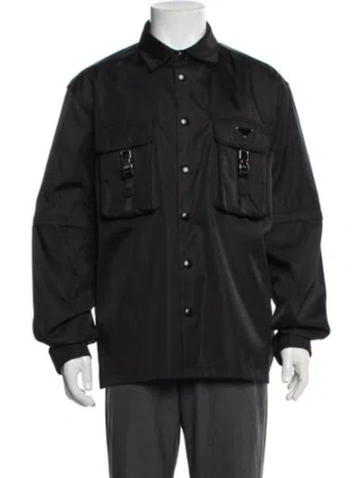 Pre-owned Prada 2021 Re-nylon Jacket In Black