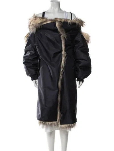 Pre-owned Prada 2021 Re-nylon Parka In Blue