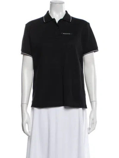 Pre-owned Prada 2021 Short Sleeve Polo W/ Tags In Blue