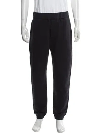 Pre-owned Prada 2021 Signature Logo Lounge Bottoms In Black