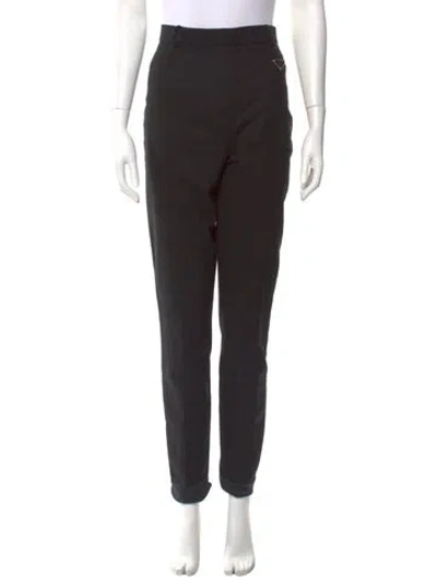 Pre-owned Prada 2021 Skinny Leg Pants In Black