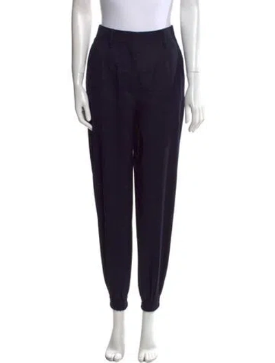 Pre-owned Prada 2021 Skinny Leg Pants In Blue