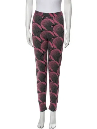 Pre-owned Prada 2021 Skinny Leg Pants In Multi