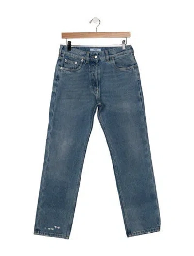 Pre-owned Prada 2021 Straight Leg Jeans In Blue