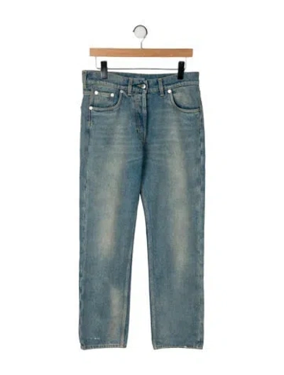 Pre-owned Prada 2021 Straight Leg Jeans In Green