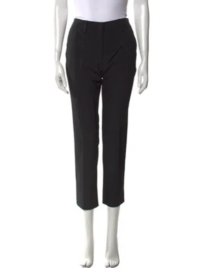 Pre-owned Prada 2021 Straight Leg Pants In Black