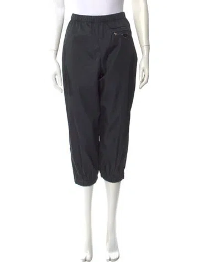 Pre-owned Prada 2021 Straight Leg Pants In Black
