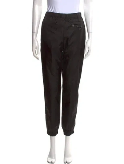 Pre-owned Prada 2021 Straight Leg Pants In Black