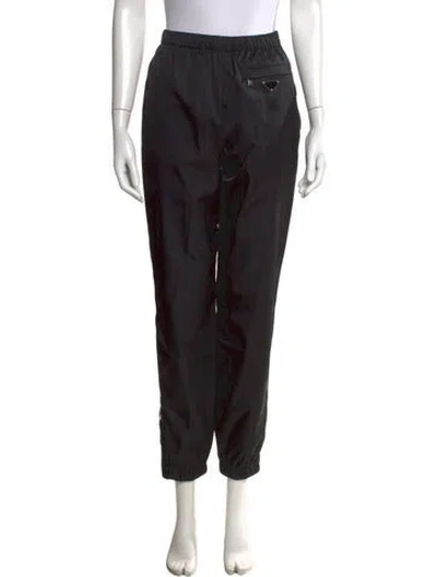Pre-owned Prada 2021 Straight Leg Pants In Black