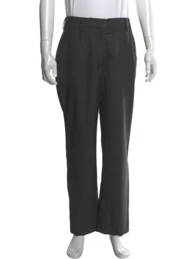 Pre-owned Prada 2021 Straight Leg Pants In Gray