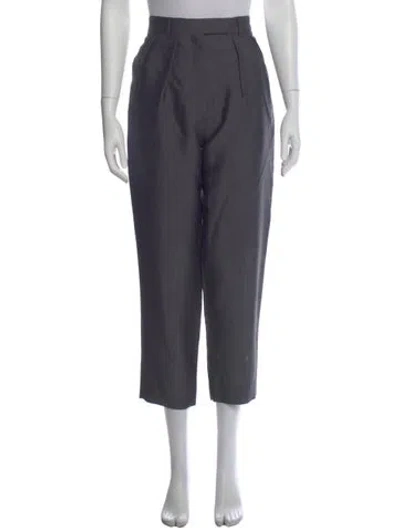 Pre-owned Prada 2021 Straight Leg Pants In Gray
