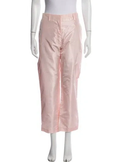 Pre-owned Prada 2021 Straight Leg Pants In Pink