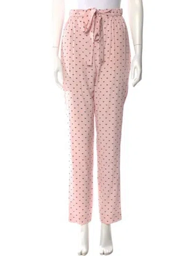 Pre-owned Prada 2021 Straight Leg Pants W/ Tags In Pink