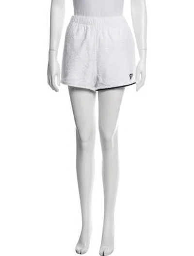 Pre-owned Prada 2021 Terry Cloth Lounge Set In White