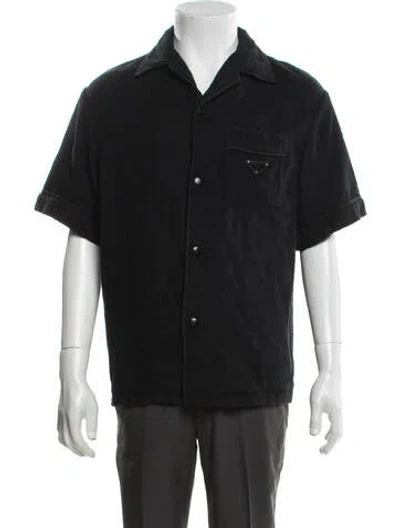 Pre-owned Prada 2021 Terry Jacket In Black