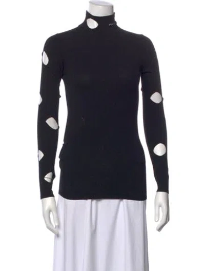 Pre-owned Prada 2021 Turtleneck Sweater In Black