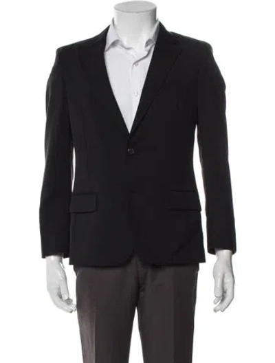 Pre-owned Prada 2021 Virgin Wool Blazer In Black